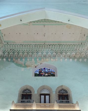 albert hall interior arch and ceiling jaipur