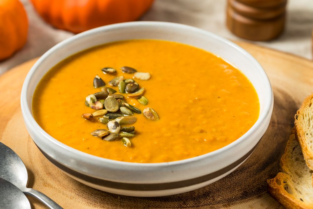 Homemade Autumn Pumpkin Soup