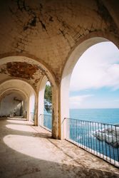Historic dome next to the shoreline