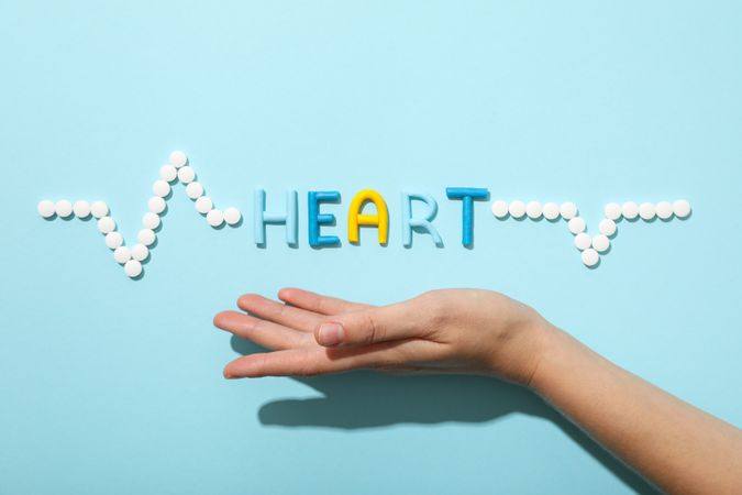 The concept of hormonal pills for the heart.