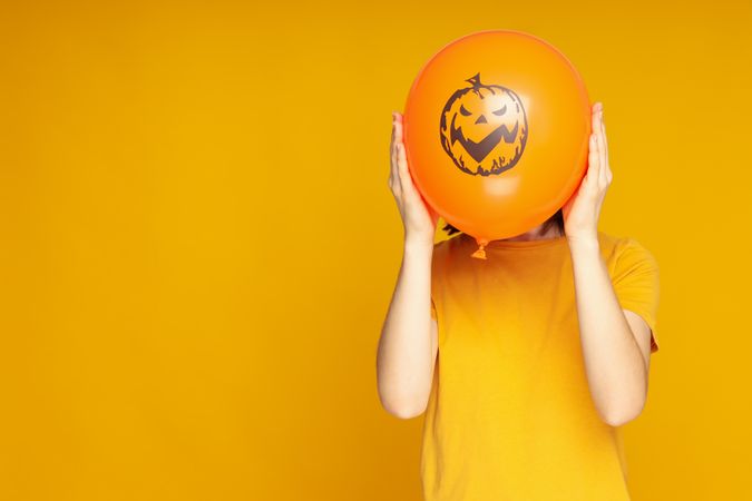 Concept of Halloween mood, Halloween vibes balloon