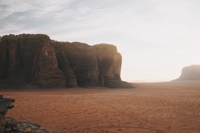 Landscape of Wadi Rum desert