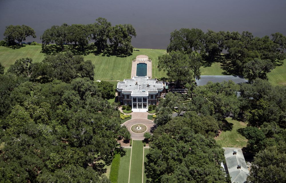 Aerial view of Ford Plantation in Georgia