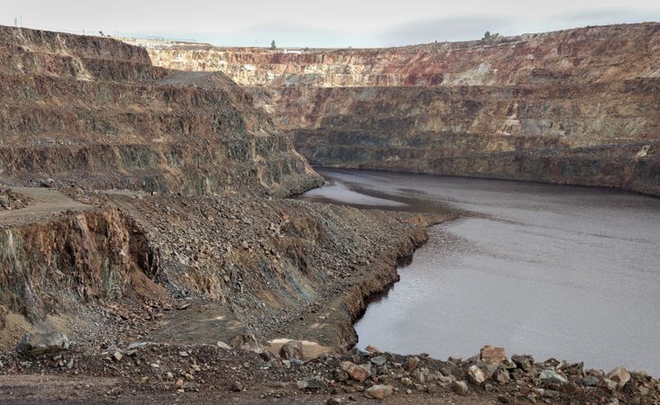 Mining terraces in Riotinto, Huelva