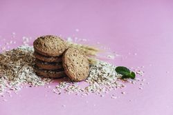 Close-up of some delicious cookies