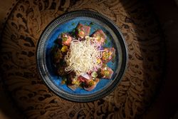 Albacore tuna with daikon radish