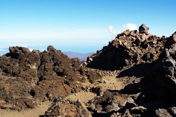 Volcano of Teide from above