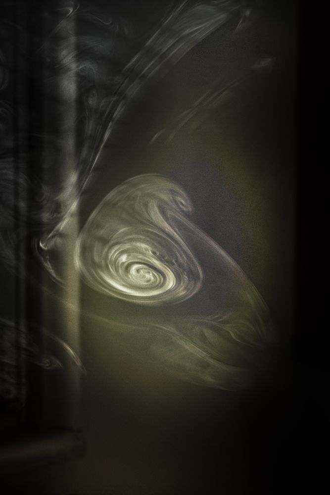 A swirl of smoke