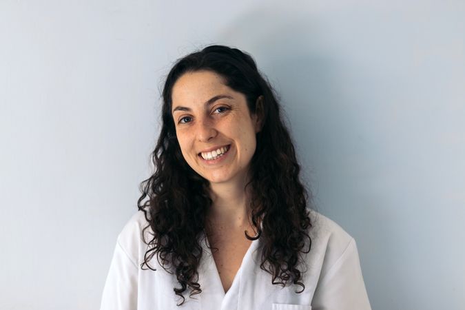portrait of a female nurse smiling