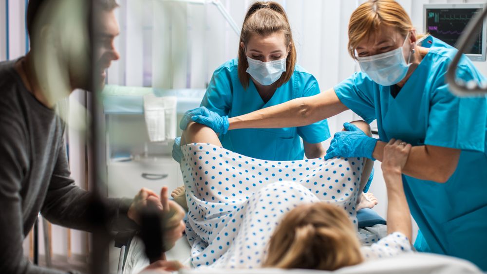 Modern Delivery Ward with Professional Midwives.