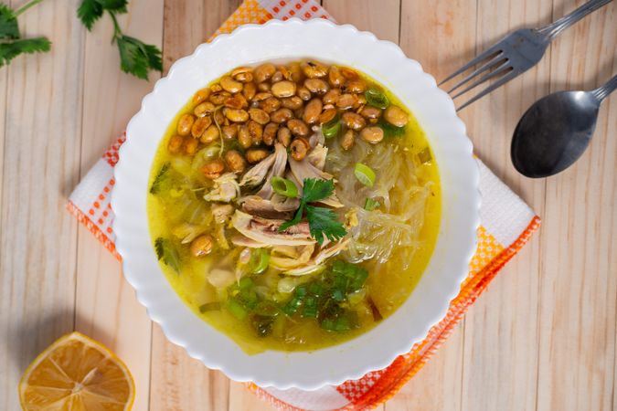soto ayam, indonesian traditional food