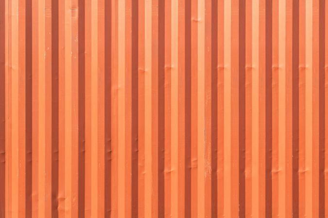 Orange shipping container texture