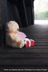 Miss you message and a teddy bear 5kMqjb