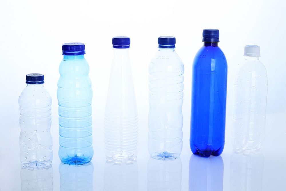 Set of Water Plastic Bottle