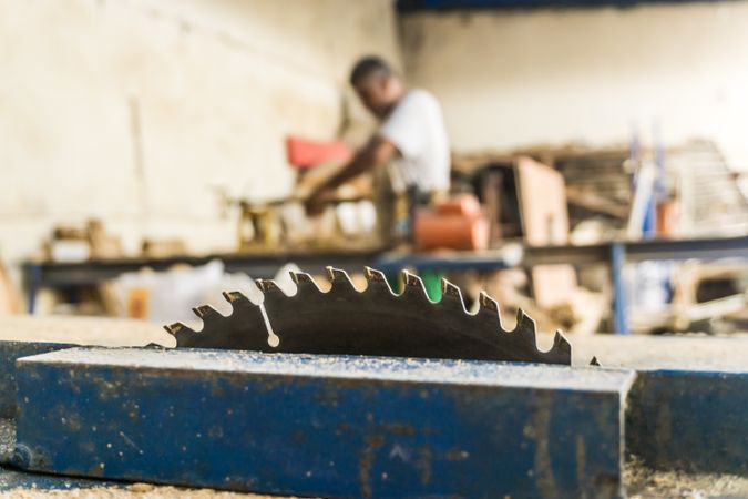 Saw of woodworking machine