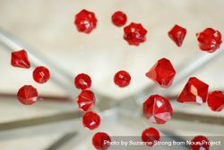 Ruby red plastic jewels for jewelry making 0vLwg4