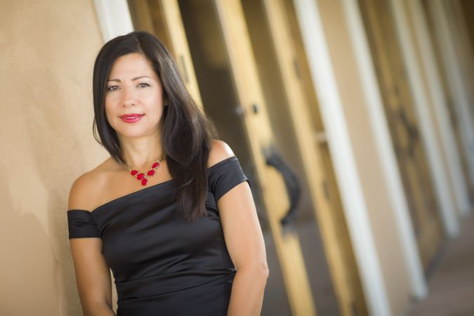 Hispanic Woman Portrait Outside