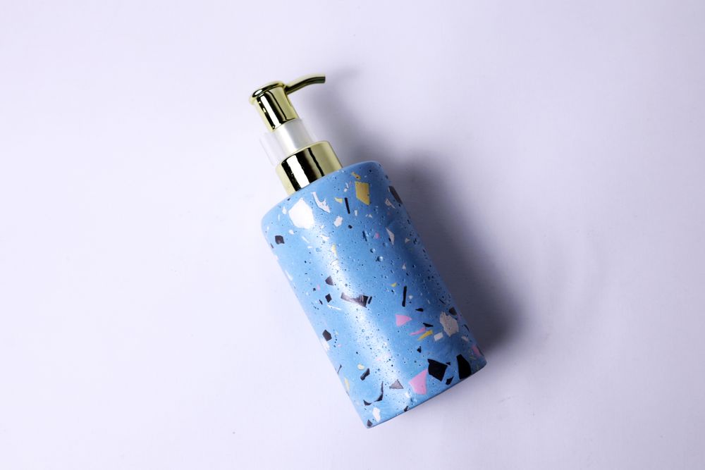 Terazzo bottle pump hand made