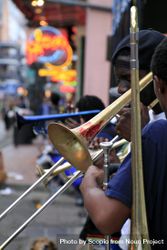 People playing trumpets outdoor 5XJnkb