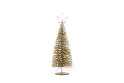 Decorative christmas tree isolated on blank background