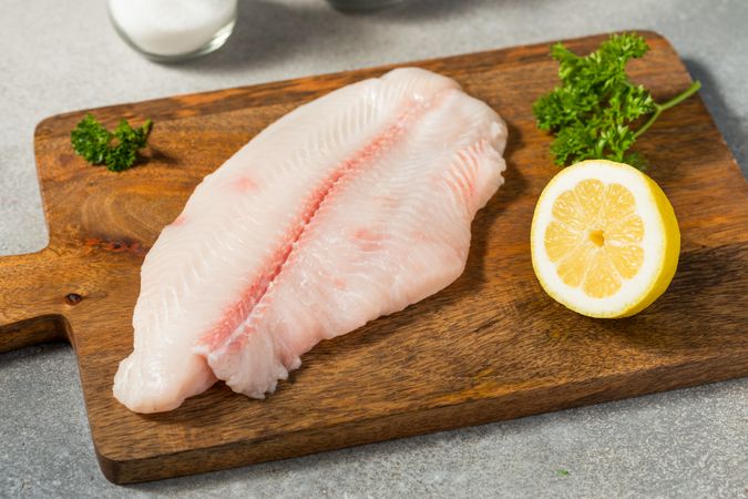 Organic Raw White Catfish Filet