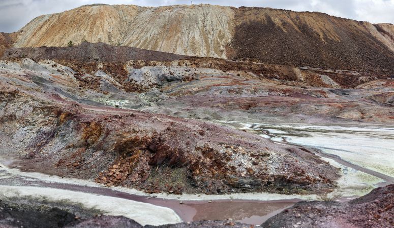 Mining terraces in Riotinto, Huelva
