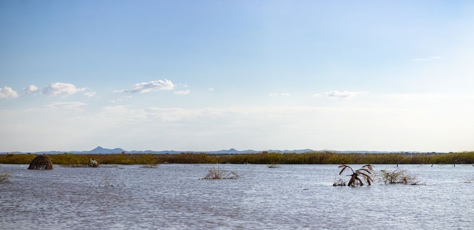 Lake Turkana Lodwar Kalokol Town Landscapes Waterscape Kenya East Africa