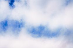 Blue sky with clouds in the morning