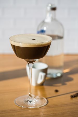 Espresso martini cocktail