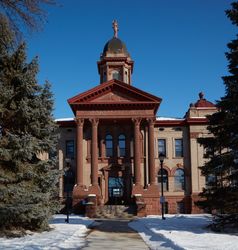The Cottonwood County Courthouse in Windom, Minnesota