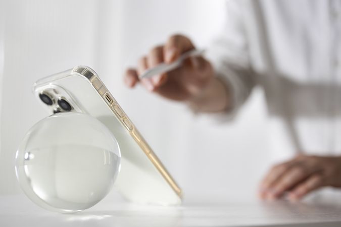Sleek and Modern A Conceptual Photo for E-Commerce and Finance