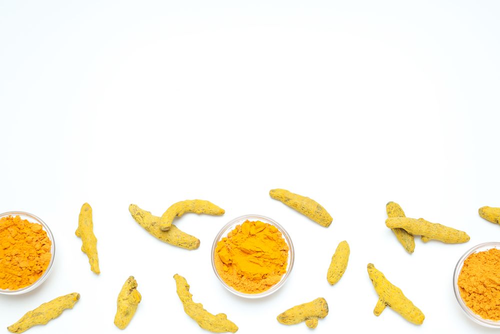 Fragrant seasoning - turmeric, one of the main ingredients in Indian curry