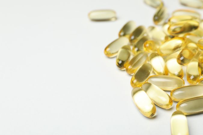 Immunity support capsules - Omega, health care concept