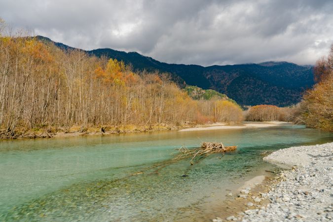 Taisho Pond, famous landscape at Kamikochi, Japan.