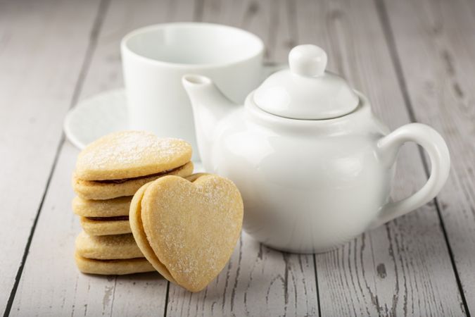 Delicious buttery biscuits filled with guava paste.