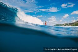 Man surfing sea waves under blue sky 4767a5
