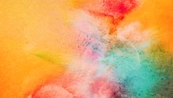 Abstract vibrant grunge watercolor background
