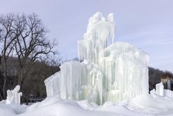 Ice formation in Wisconsin’s Rush River
