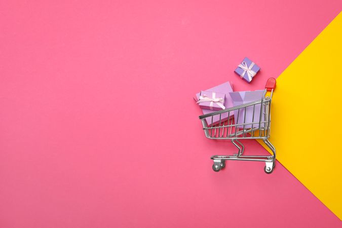 Concept of online shopping, and discounts