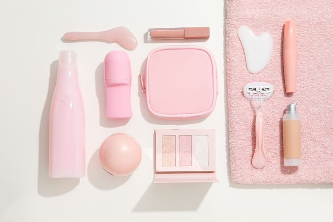 Toilet bag for different toilet and self care accessories