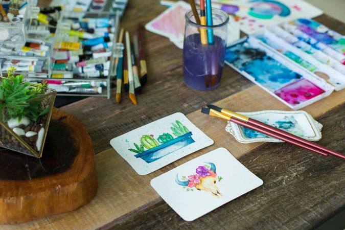 Watercolor painting