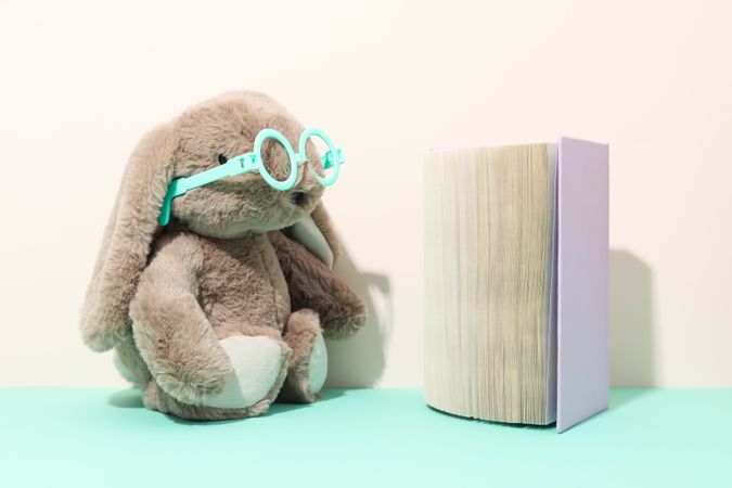 Book for baby, concept of literature for children and baby