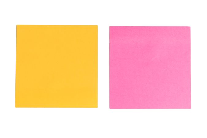 colorful empty notes