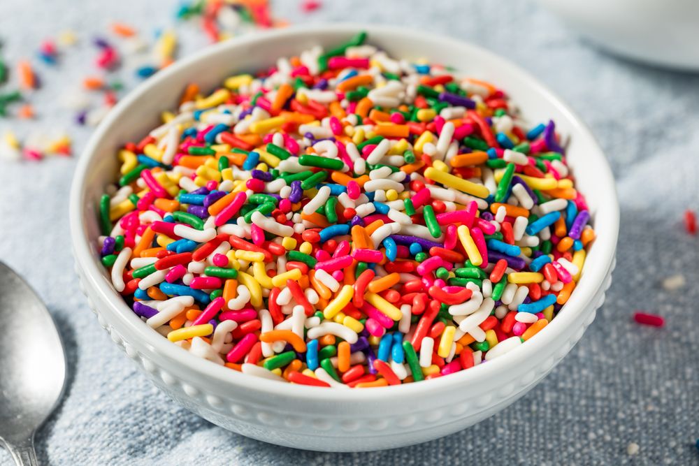Sweet Sugary Candy Sprinkles