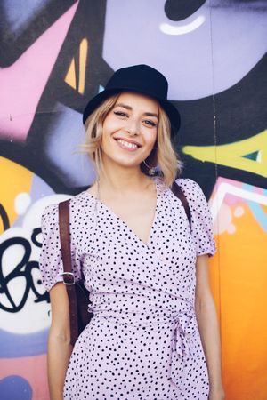 Portrait of casual young woman