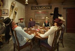 A Wild West poker game imagined at Fox Cave 0y7Aj4