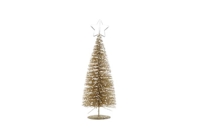 Decorative christmas tree isolated on blank background