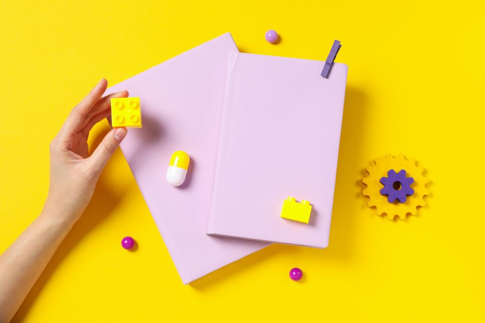 Book for baby, concept of literature for children and baby