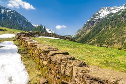 Early spring in the swiss Alps