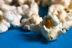 Set of popcorn on board